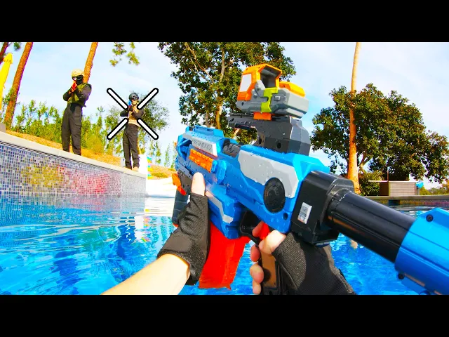 nerf war: pool battle